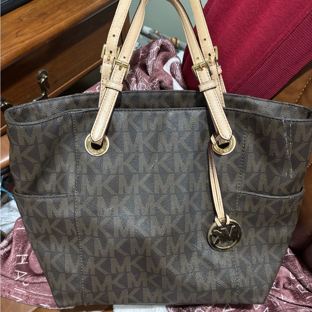 Michael Kors Signature Brown Tote